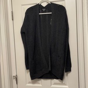 Charcoal gray cardigan